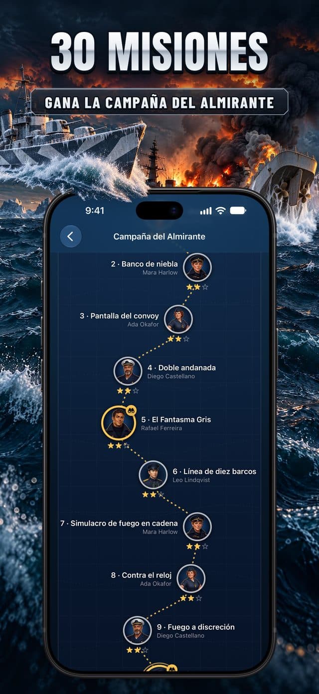 Captura de Torpedo en el App Store: 30 misiones