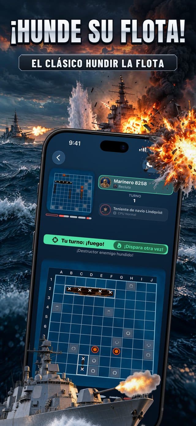 Captura de Torpedo en el App Store: ¡Hunde su flota!