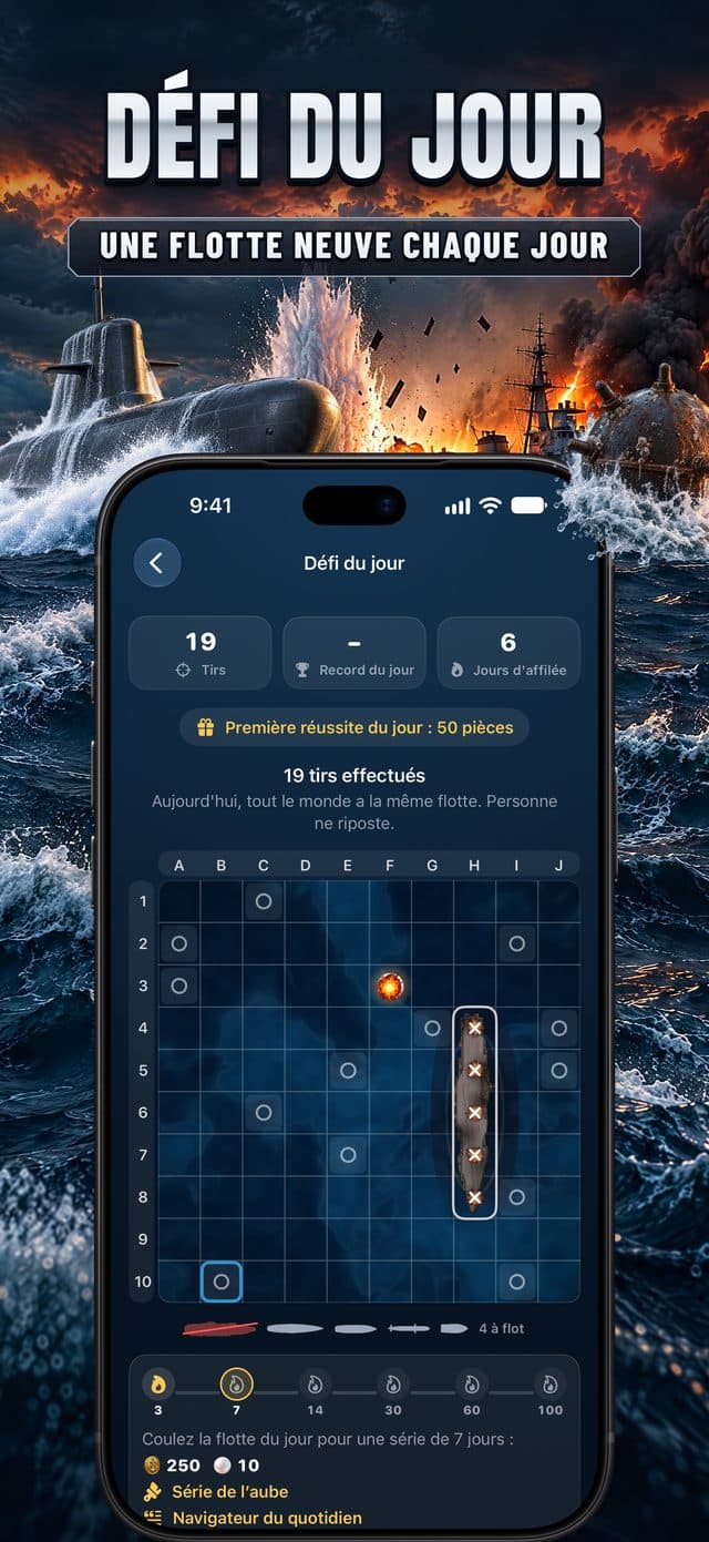 Capture App Store de Torpedo : Défi du jour